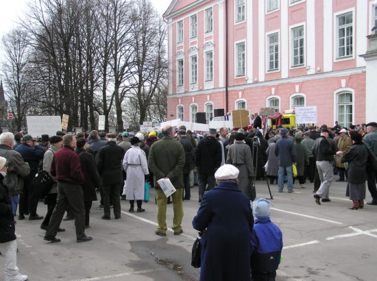 Ene Ergma võttis vastu pensionäride pöördumise